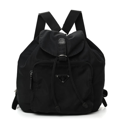 Prada Nylon Vela Mini Cinch Backpack Black 1 of 8