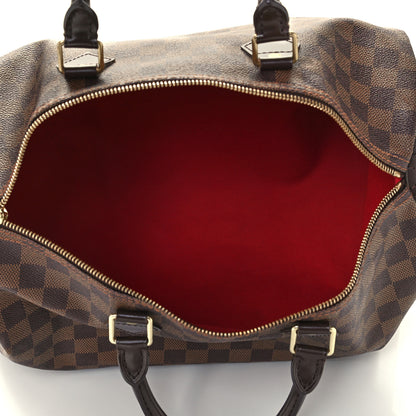 Louis Vuitton Damier Ebene Speedy 35 5 of 10