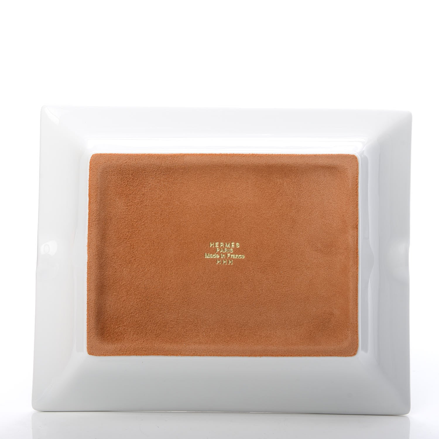 Hermes Porcelain Mountain Zebra Ashtray Chlorophylle 3 of 6