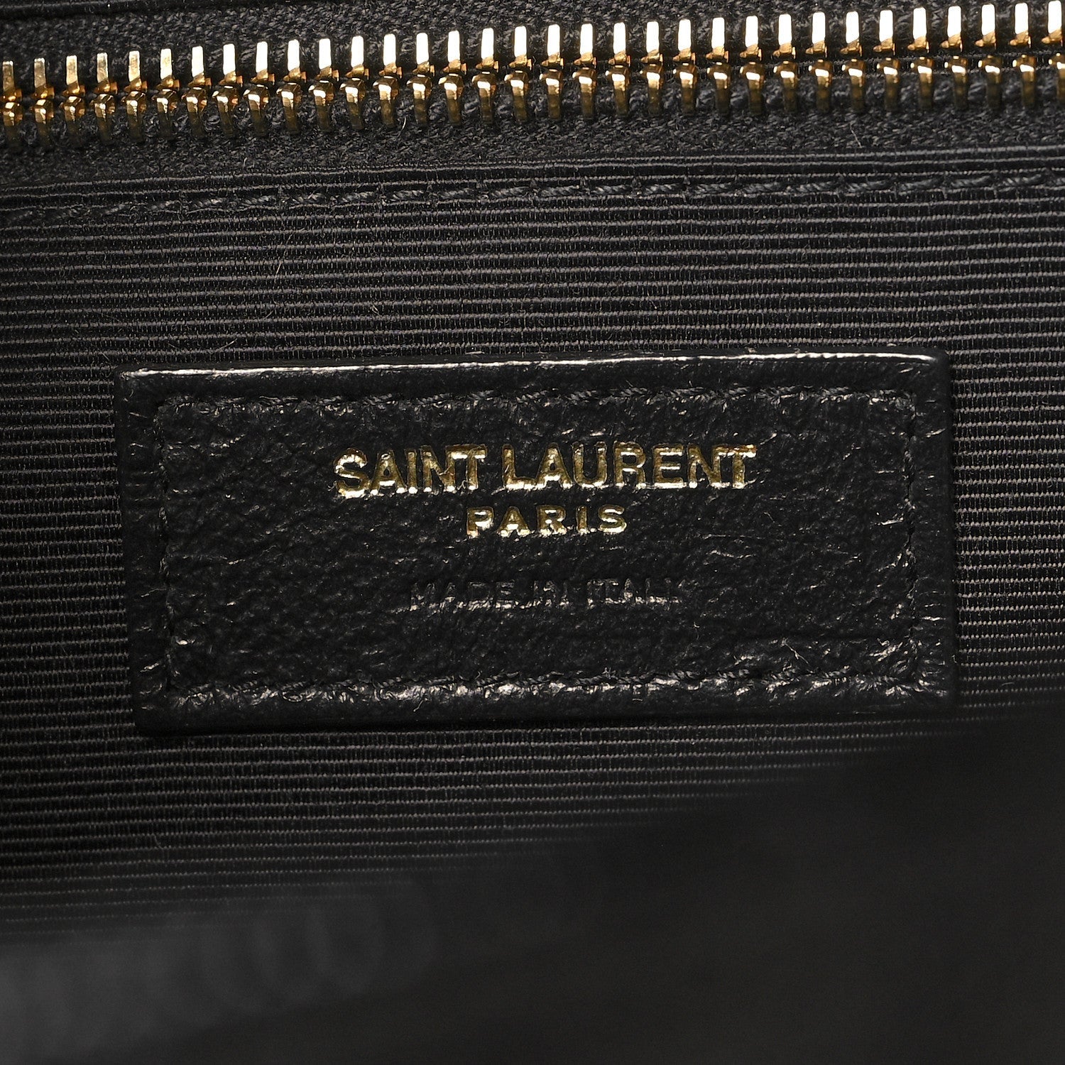Saint Laurent Grain De Poudre Textured Mixed Matelasse Large Triquilt Monogram Satchel Black 6 of 7