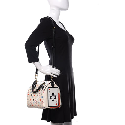 Louis Vuitton Game On Speedy Bandouliere 25 White 2 of 10