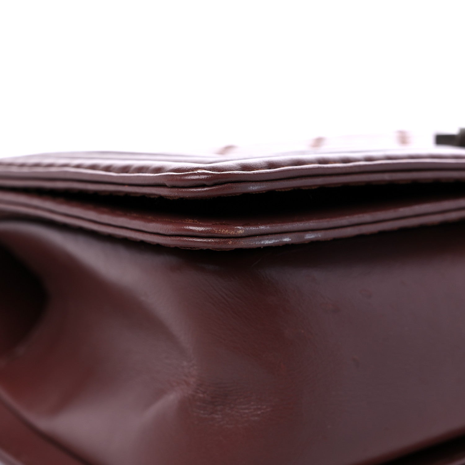 Chanel Calfskin Stitched Medium Boy Flap Brown 7 of 15