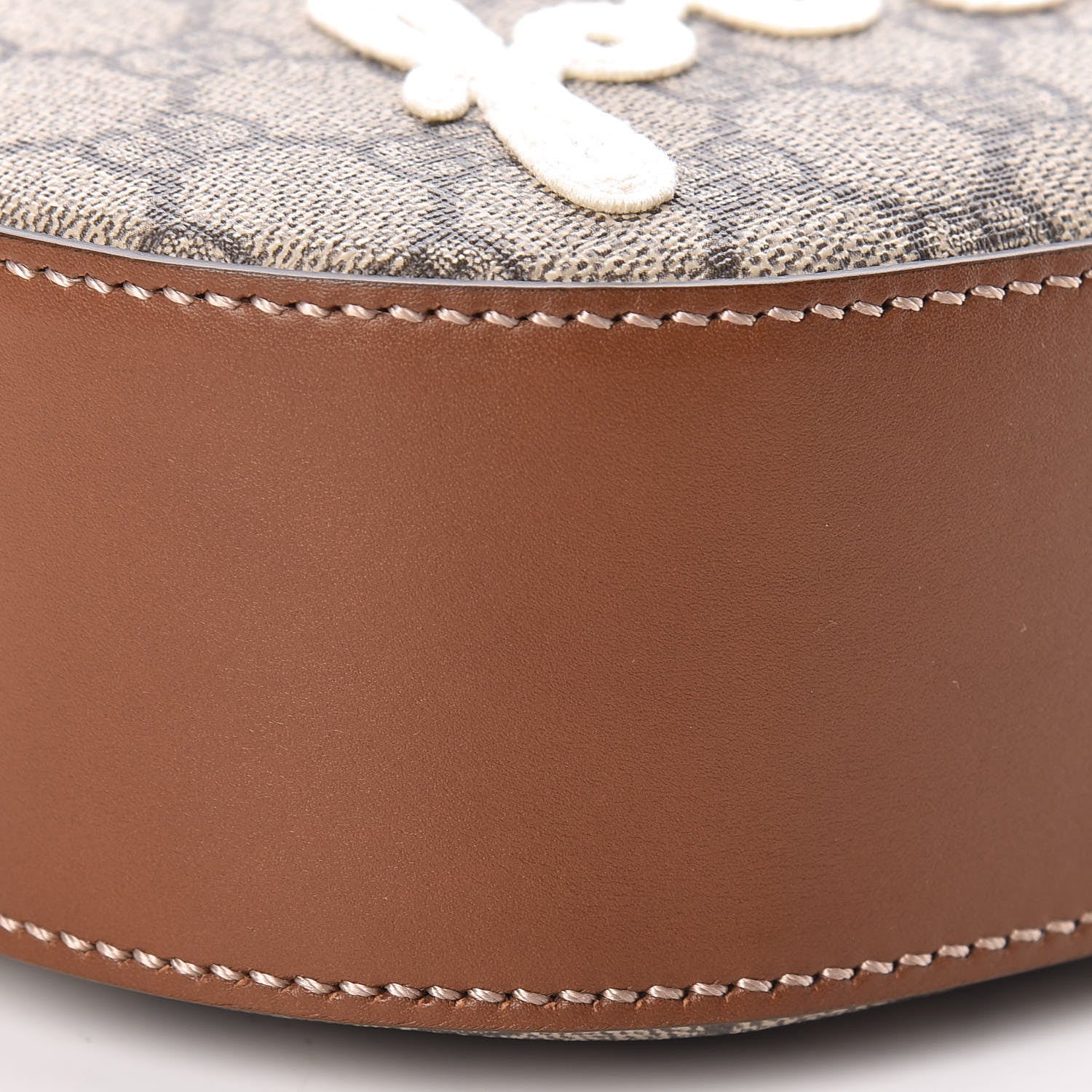 Gucci GG Supreme Monogram Blind For Love Embroidered Mini Chain Shoulder Bag Beige Tuscany 10 of 11