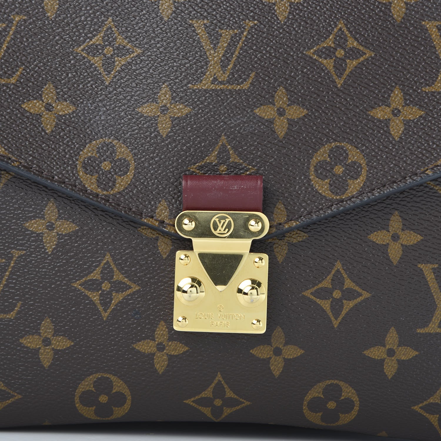 Louis Vuitton Monogram Braided Pochette Metis Safran 9 of 9