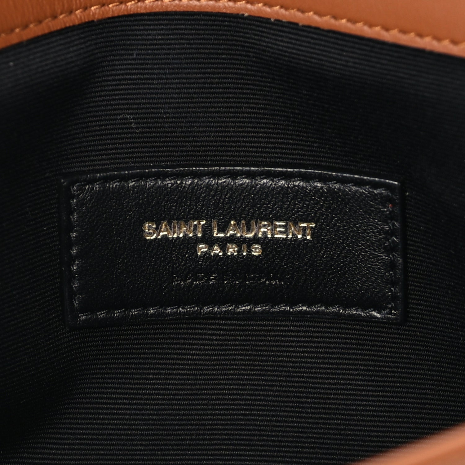 Saint Laurent Canvas Uptown Pouch Natural Beige Brick 6 of 7