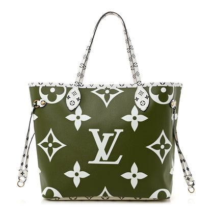 Louis Vuitton Monogram Giant Neverfull MM Kaki 1 of 11