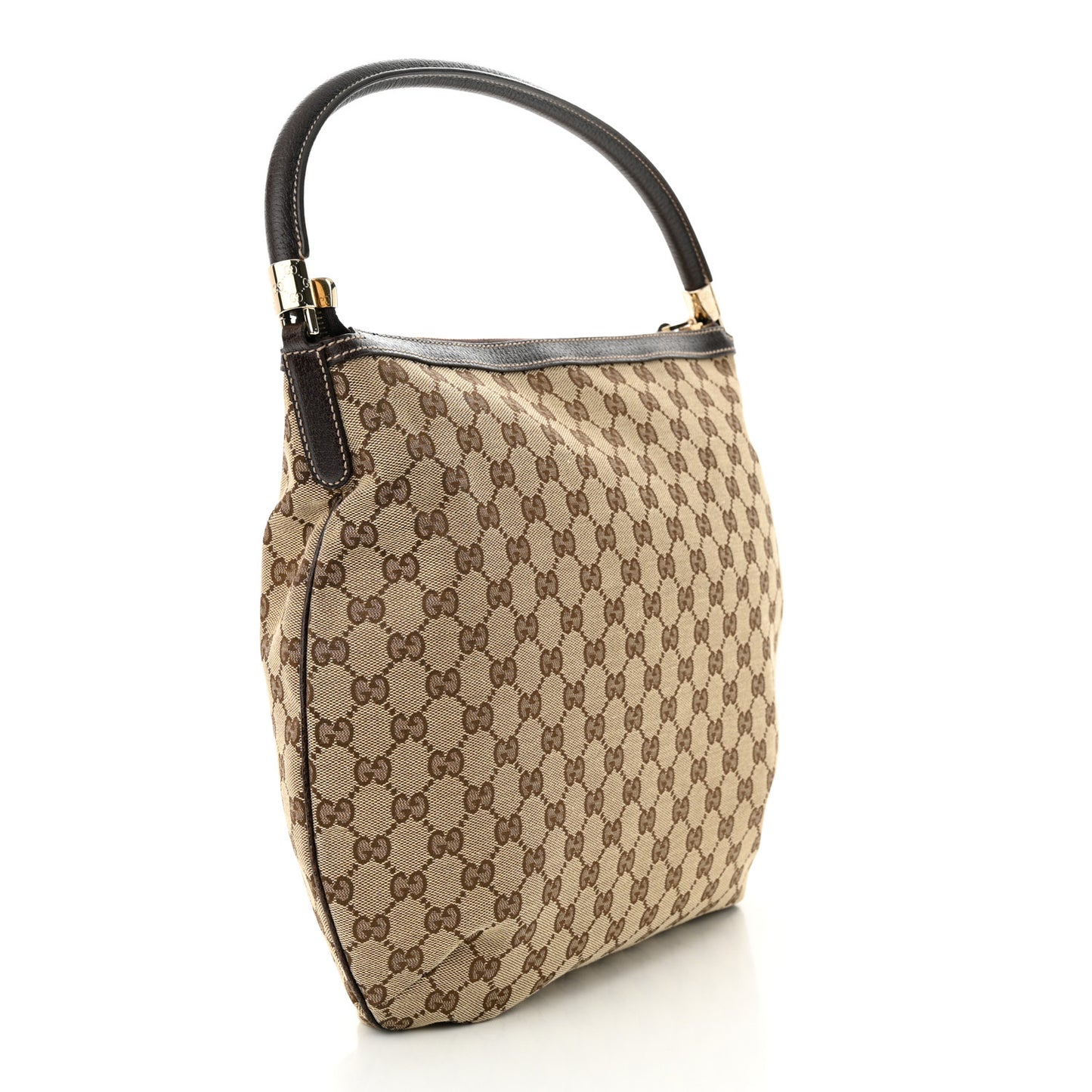 Monogram Hobo Dark Brown