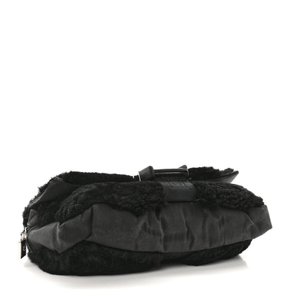 Chanel Rabbit Fur Sport Flap Flap Black 4 of 10