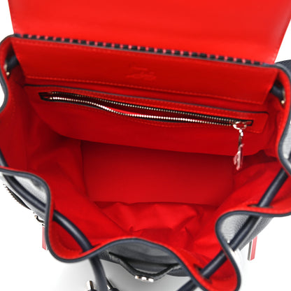 Christian Louboutin Calfskin Spiked Explorafunk Backpack Marine 5 of 9