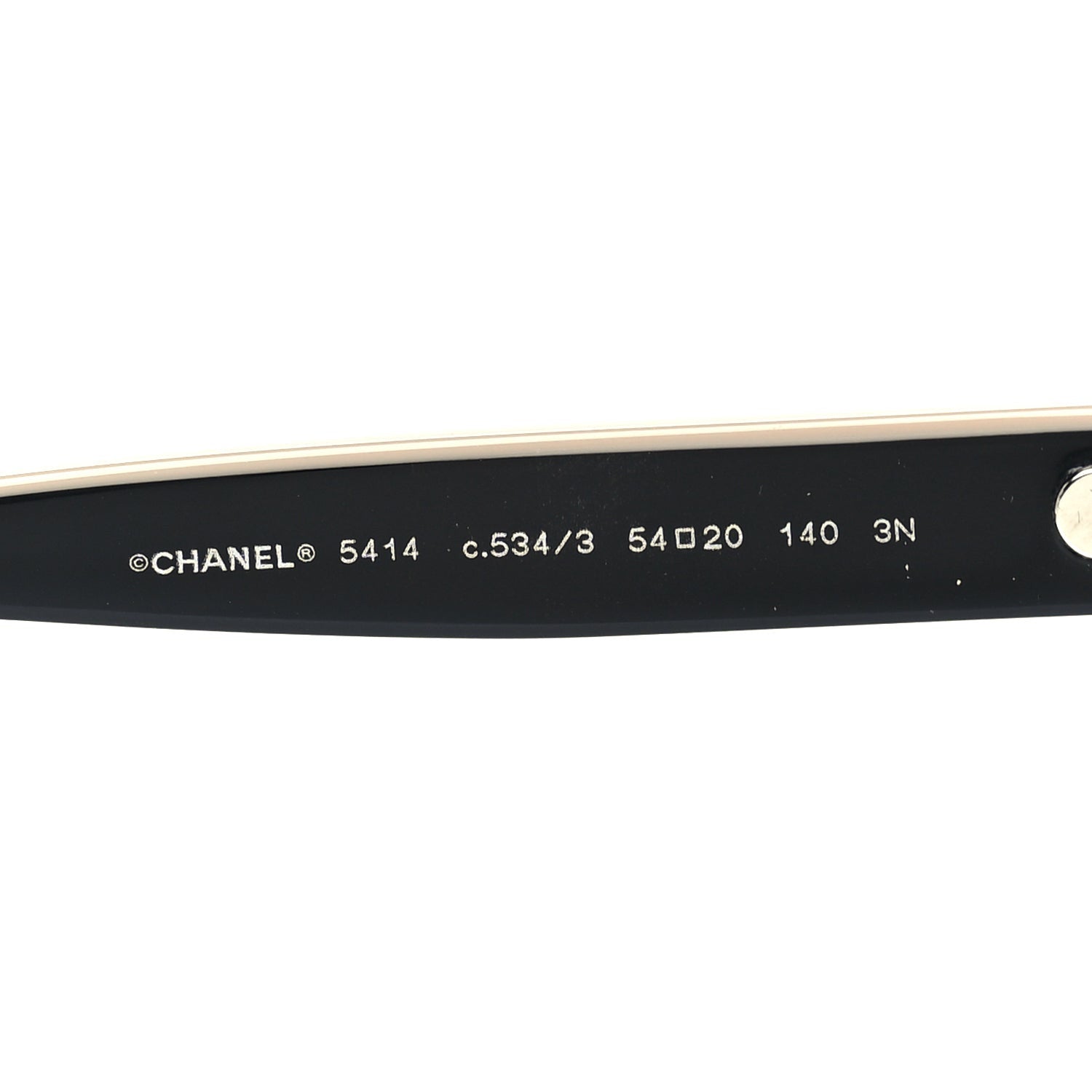 Chanel Acetate CC Butterfly Sunglasses 5414 Black Beige 5 of 7