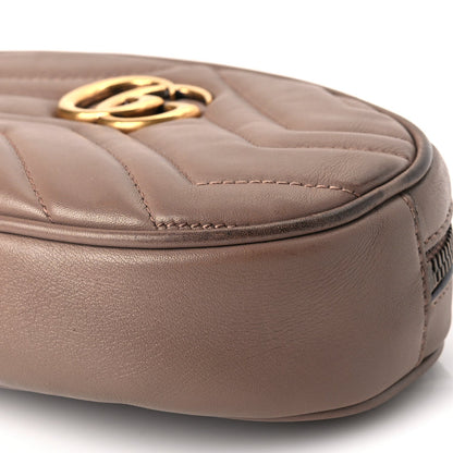 Gucci Calfskin Matelasse GG Marmont Belt Bag 85 34 Porcelain Rose 18 of 18
