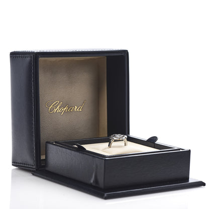 Chopard 18K White Gold Diamond Happy Flower Ring 52 6 5 of 5