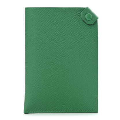 Hermes Epsom Tarmac PM Passport Holder Cactus 1 of 8