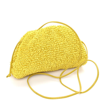 Bottega Veneta Bouclé Curly Raffia The Mini Pouch Mirabelle 2 of 7