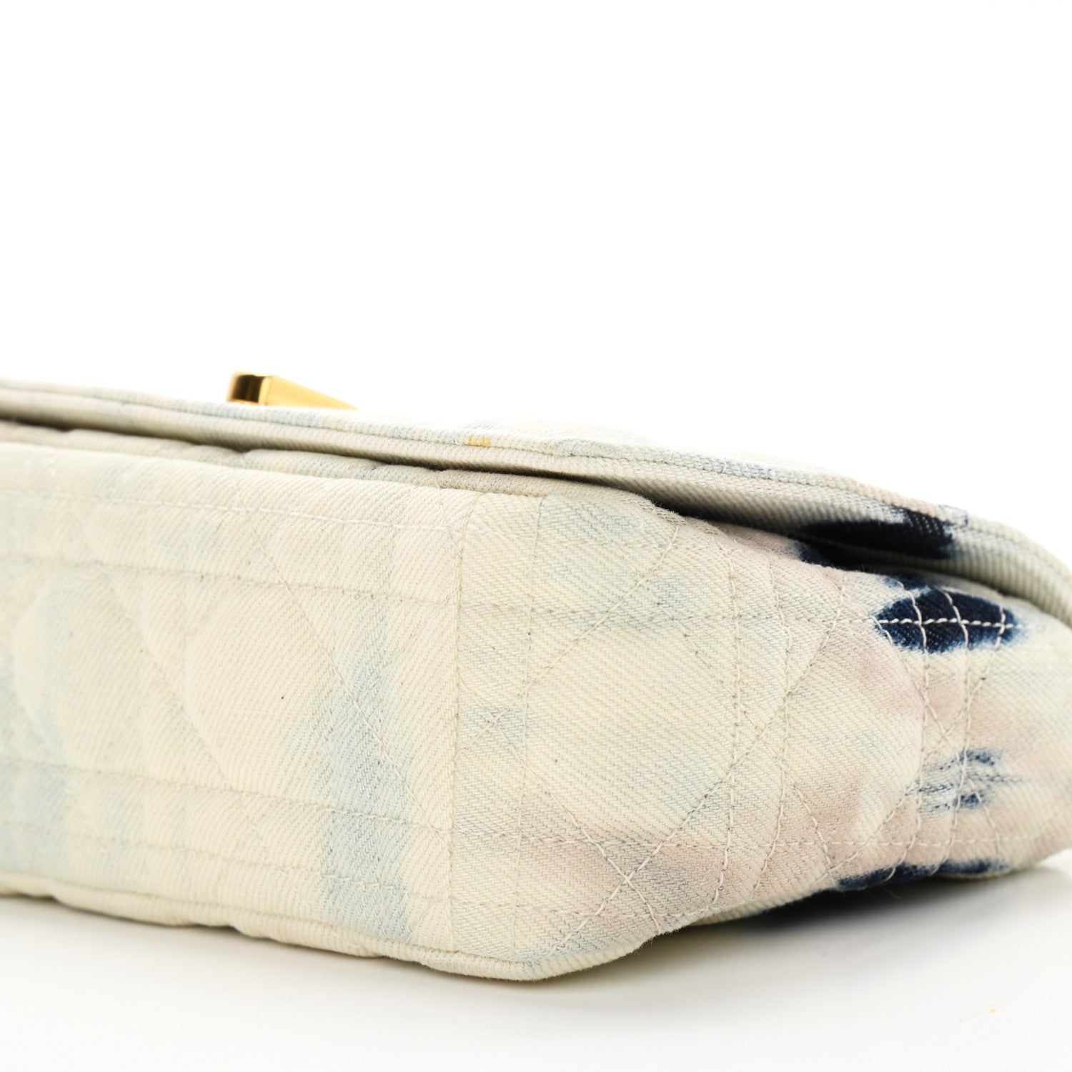 Christian Dior Denim Tie Dye Cannage Small Caro Bag Multicolor 10 of 12