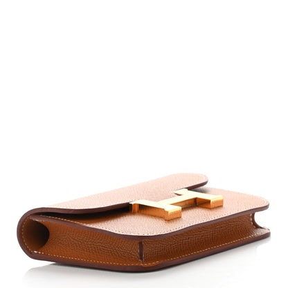 Hermes Epsom Constance Slim Wallet Gold 4 of 7
