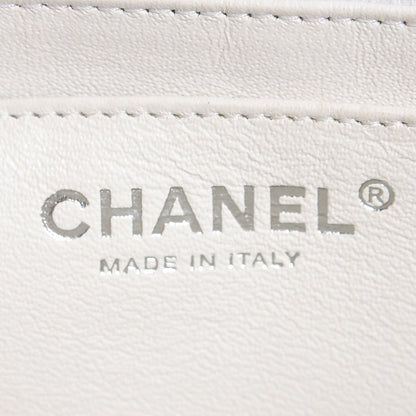 Chanel Caviar Quilted Jumbo Single Flap White 7 of 8