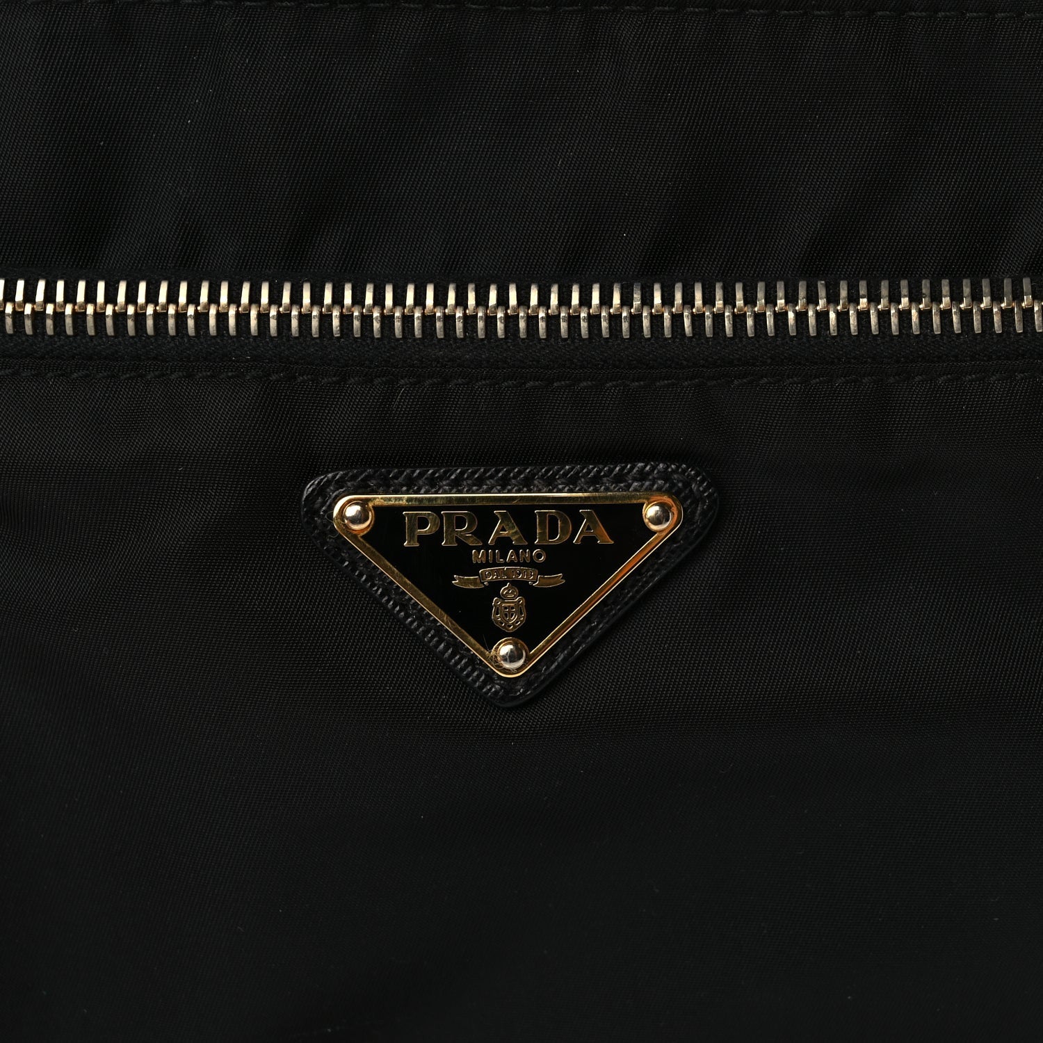 Prada Nylon Vela Flat Messenger Bag Black 7 of 11