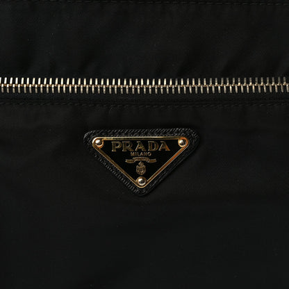 Prada Nylon Vela Flat Messenger Bag Black 7 of 11