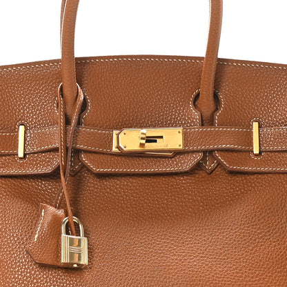 Hermes Togo Birkin 30 Gold 8 of 12