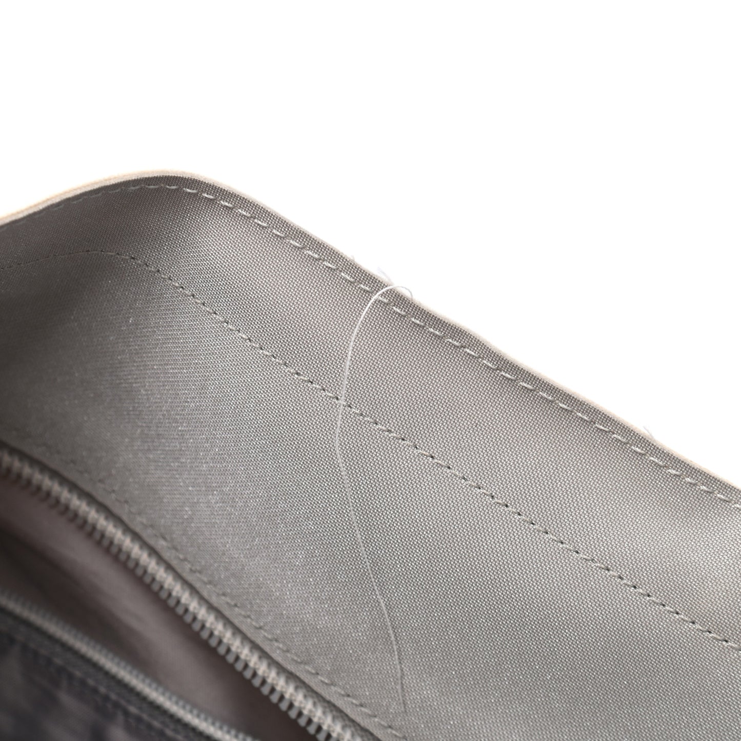 Canvas Sport Tote Grey White