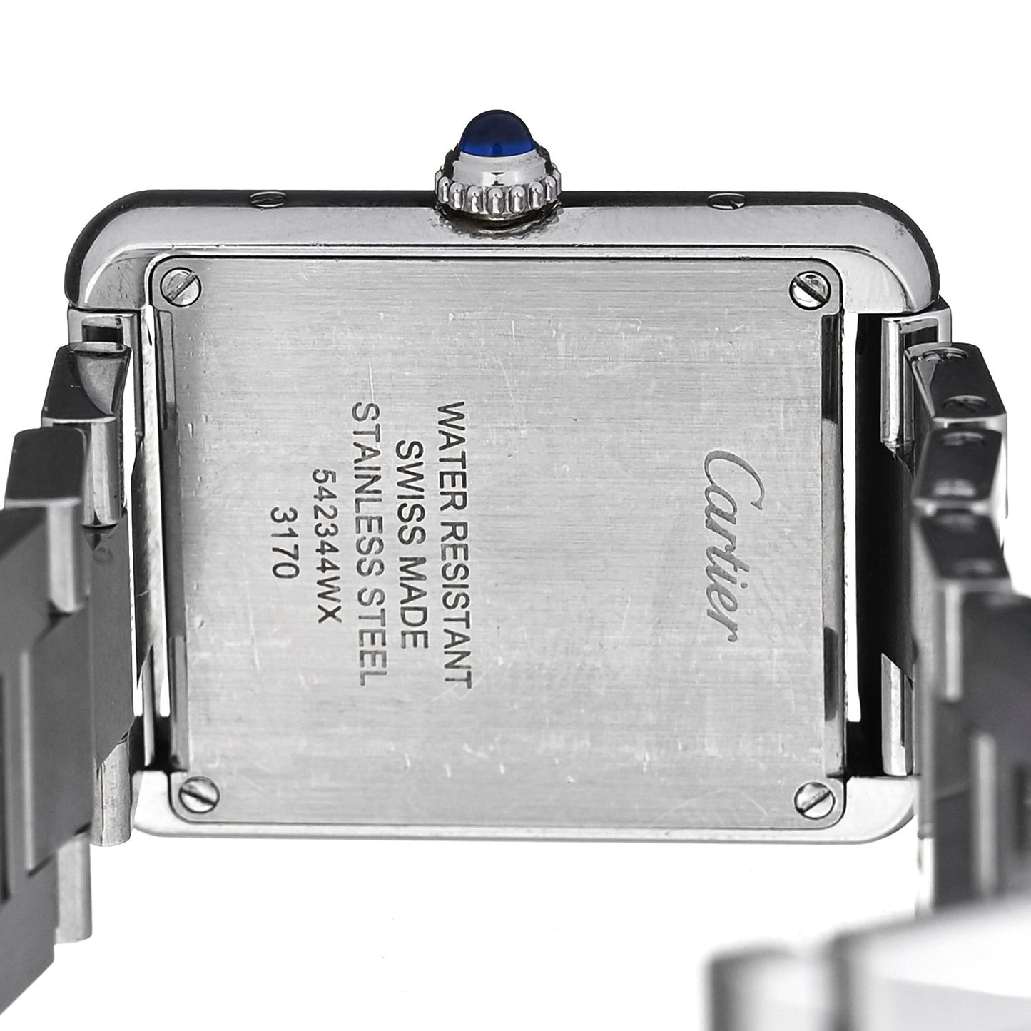 Stainless Steel 24mm Tank Solo Quartz Watch