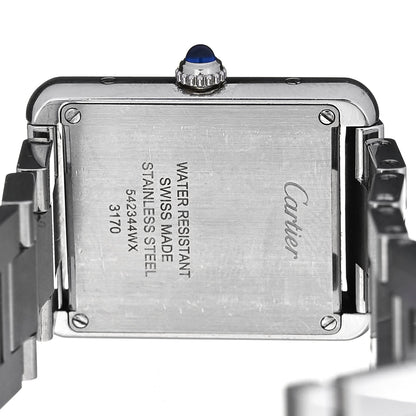 Cartier Stainless Steel 24mm Tank Solo Quartz Watch 4 of 4