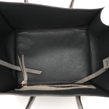 Celine Crocodile Embossed Nubuck Large Phantom Luggage Grey 5 of 15