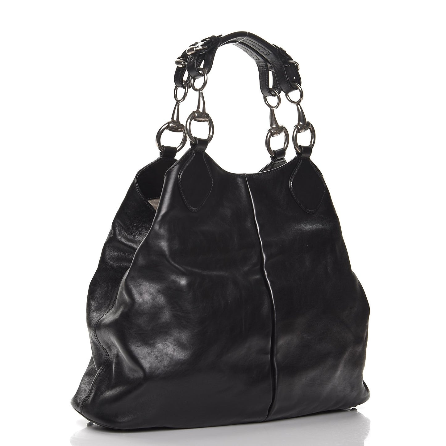 Soft Calfskin Icon Hobo Black