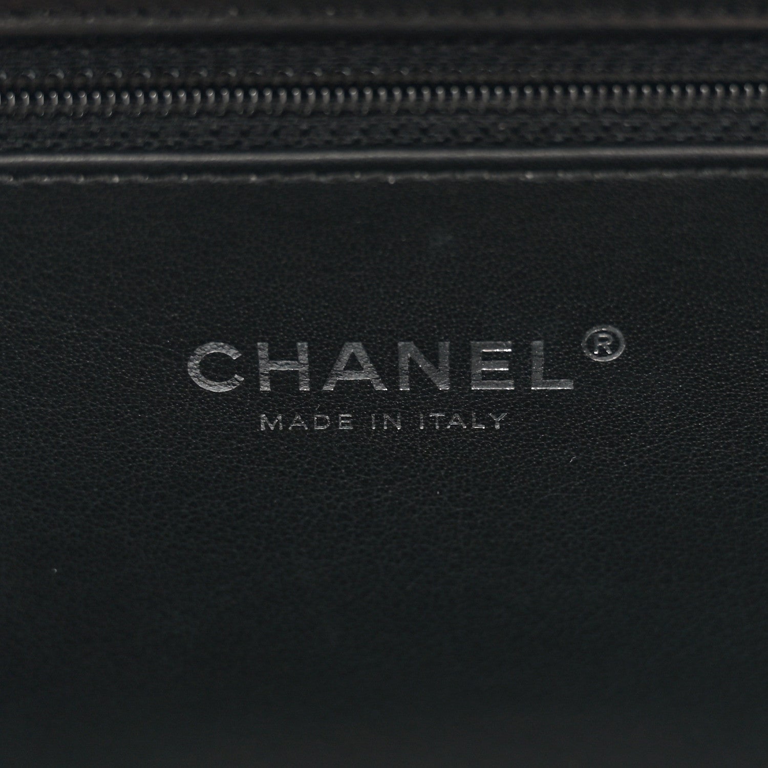 Chanel Lambskin Quilted Medium CC Filigree Vanity Case Black 7 of 11