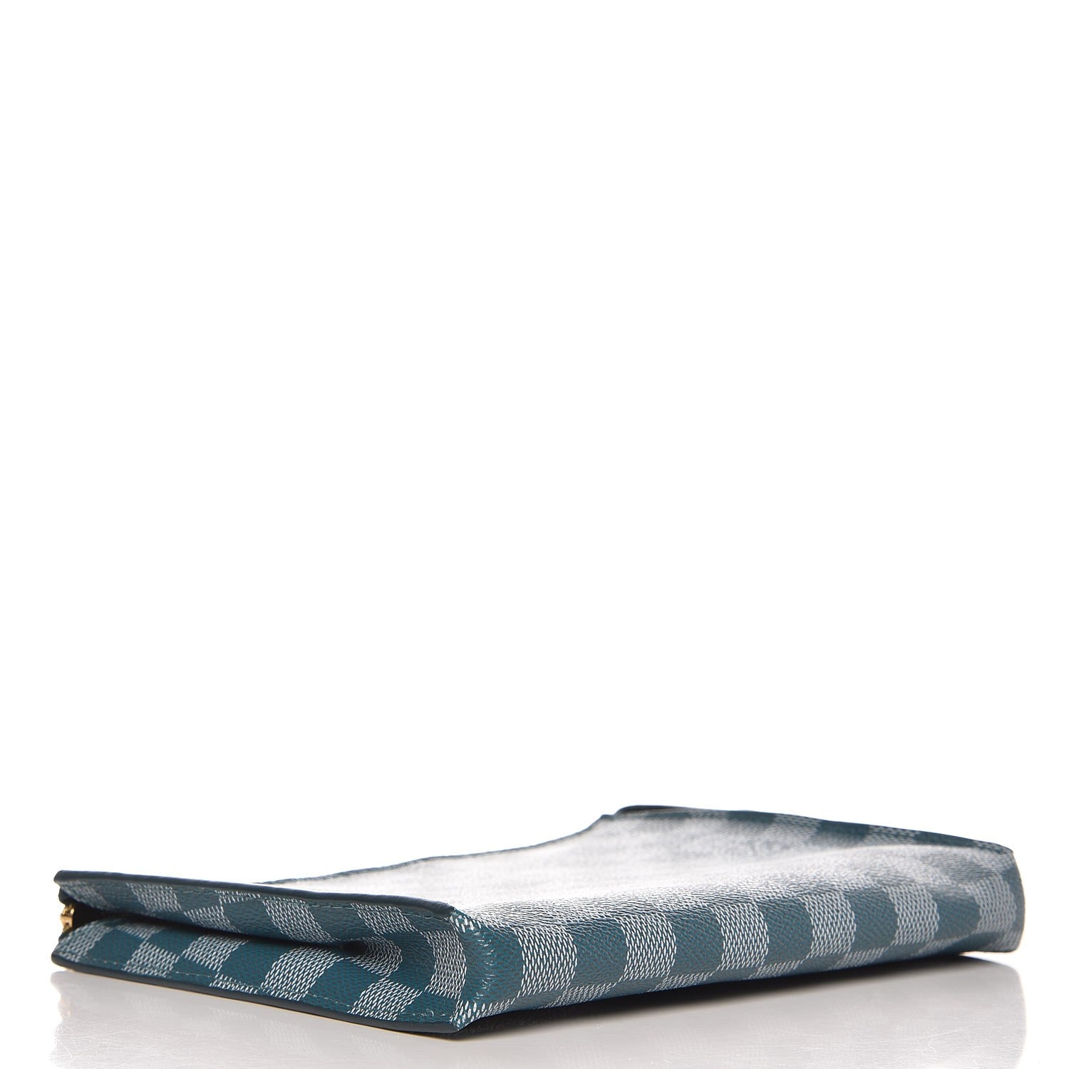 Louis Vuitton Damier Couleurs Element Clutch Cyan 4 of 9