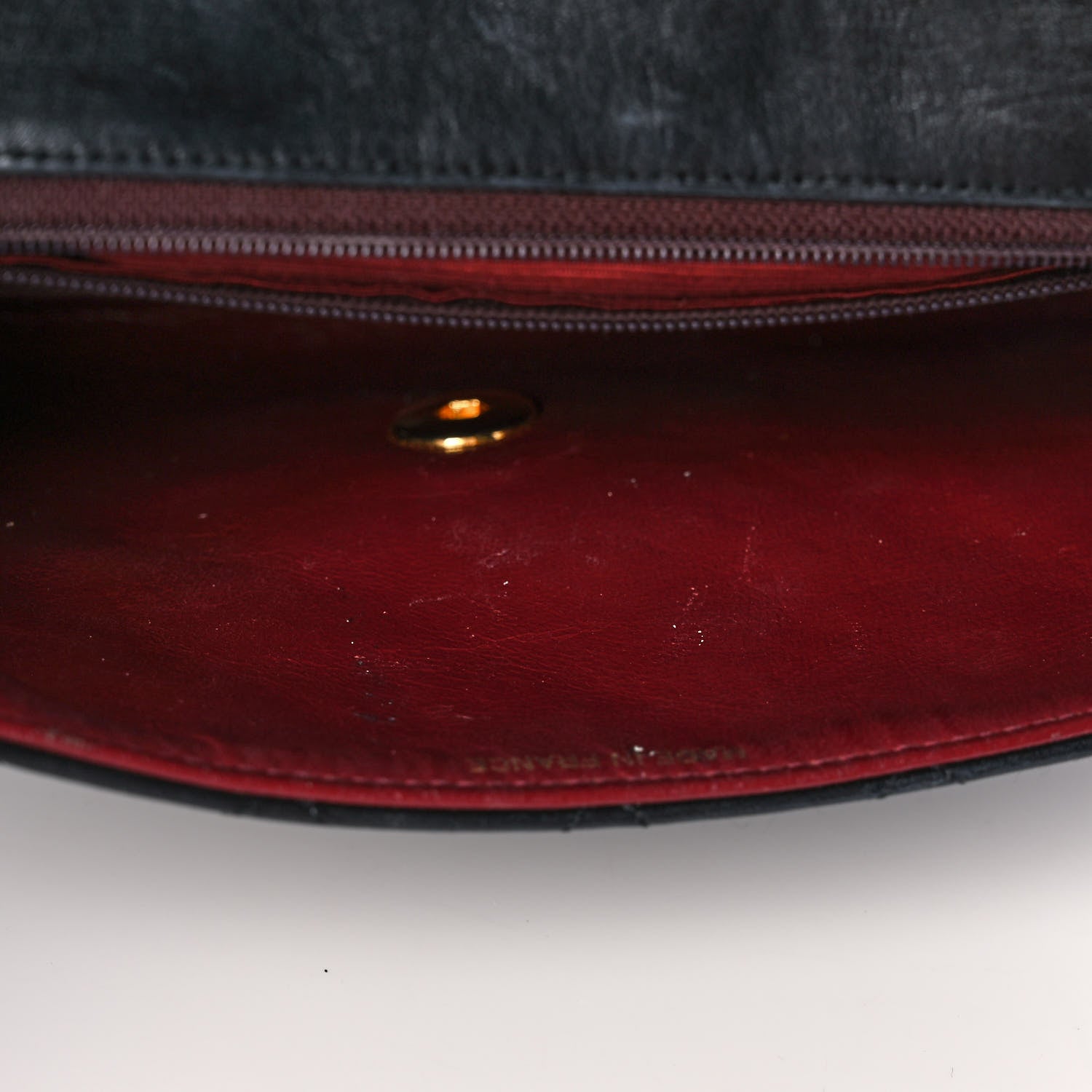 Chanel Lambskin Quilted Mini Square Flap Black 13 of 14