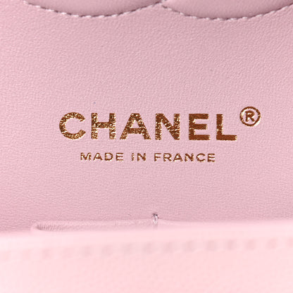 Chanel Caviar Quilted Medium Double Flap Light Pink 6 of 10