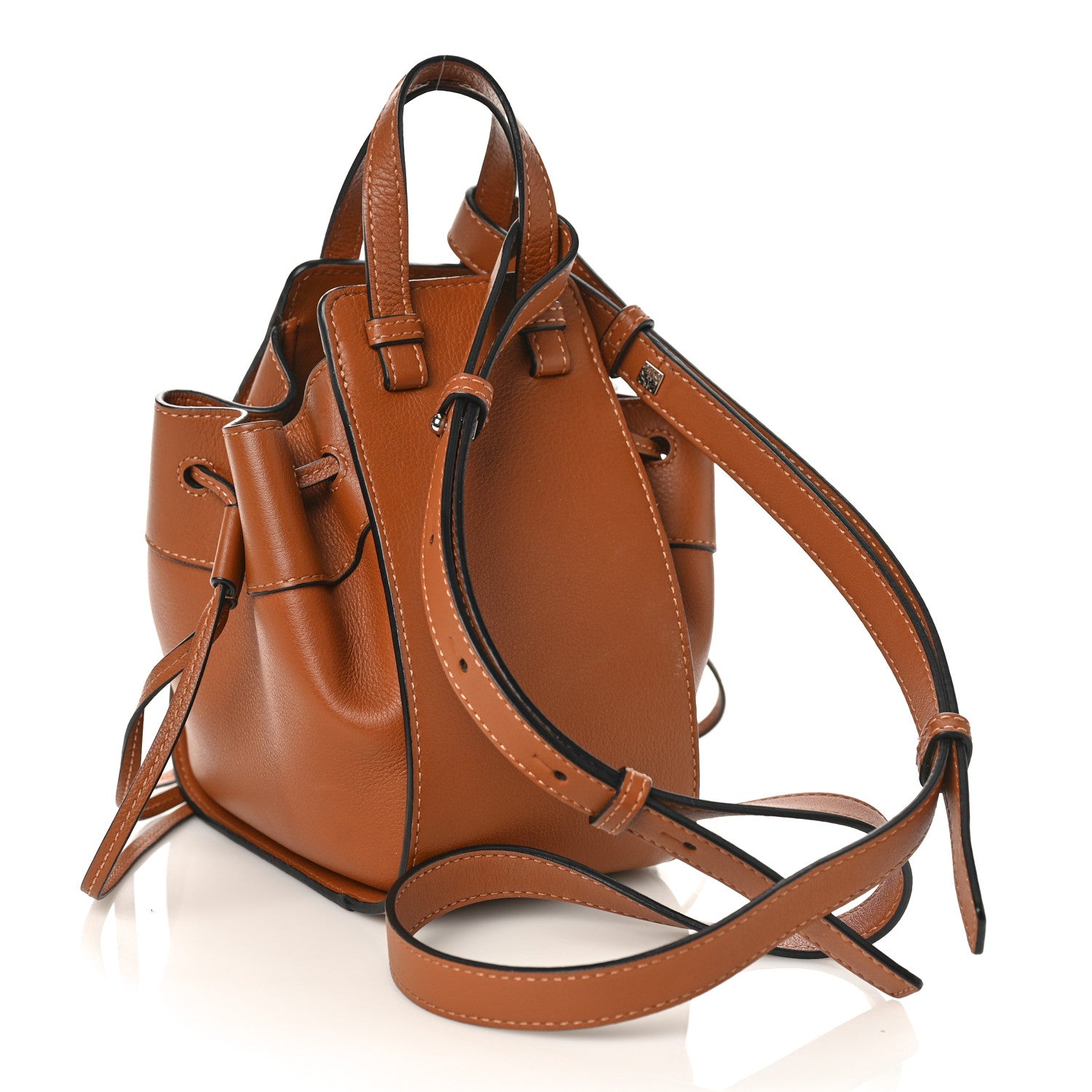 Loewe Calfskin Mini Hammock Shoulder Bag Tan 2 of 8