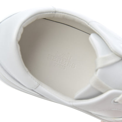 Hermes Calfskin Day Sneakers 36.5 White 6 of 14