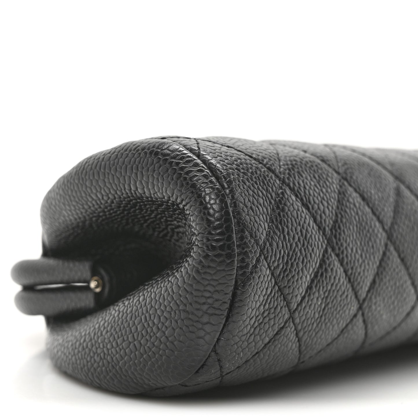 Caviar Quilted Timeless Clutch Black