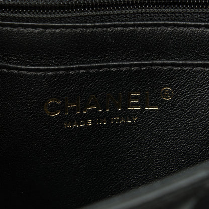 Chanel Lambskin Quilted Mini Rectangular Flap Black 7 of 8