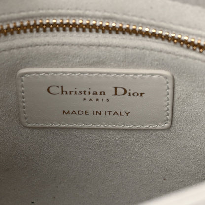Christian Dior Lambskin Cannage Mini DiorAmour Lady Dior Latte 5 of 7