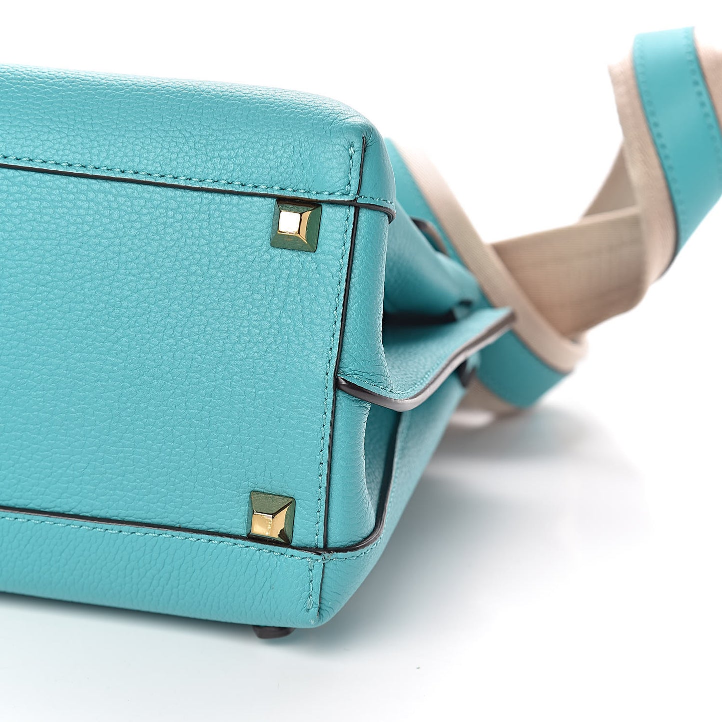 Grained Calfskin Medium Milla Convertible Backpack Oasis Green