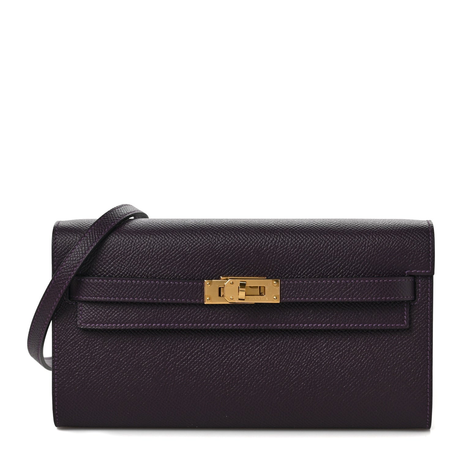 Hermes Epsom Kelly To Go Wallet Raisin 1 of 5