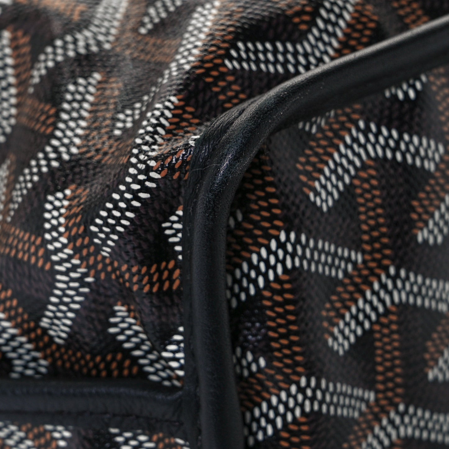 Goyardine Reversible Mini Anjou Black