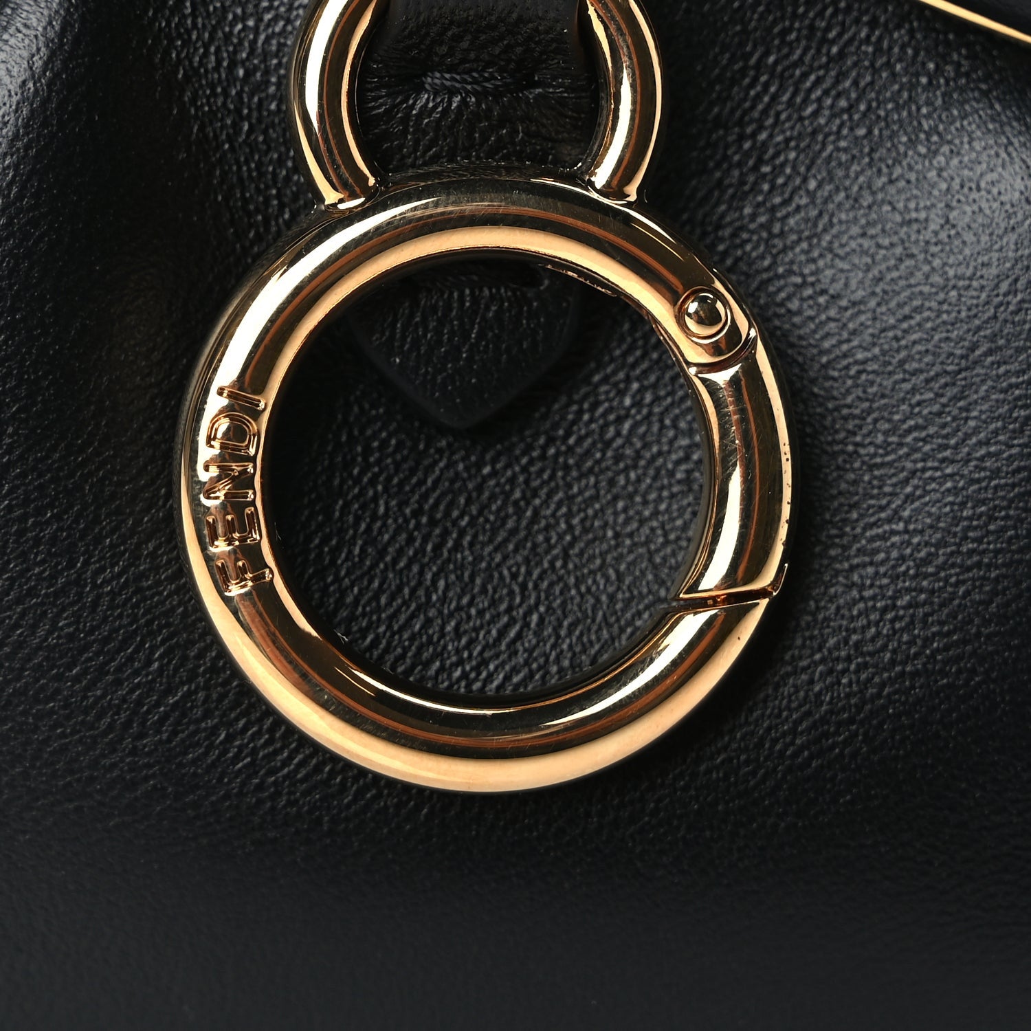 Fendi FENDI Shiny Nappa Nano  First Bag Charm Black 6 of 8