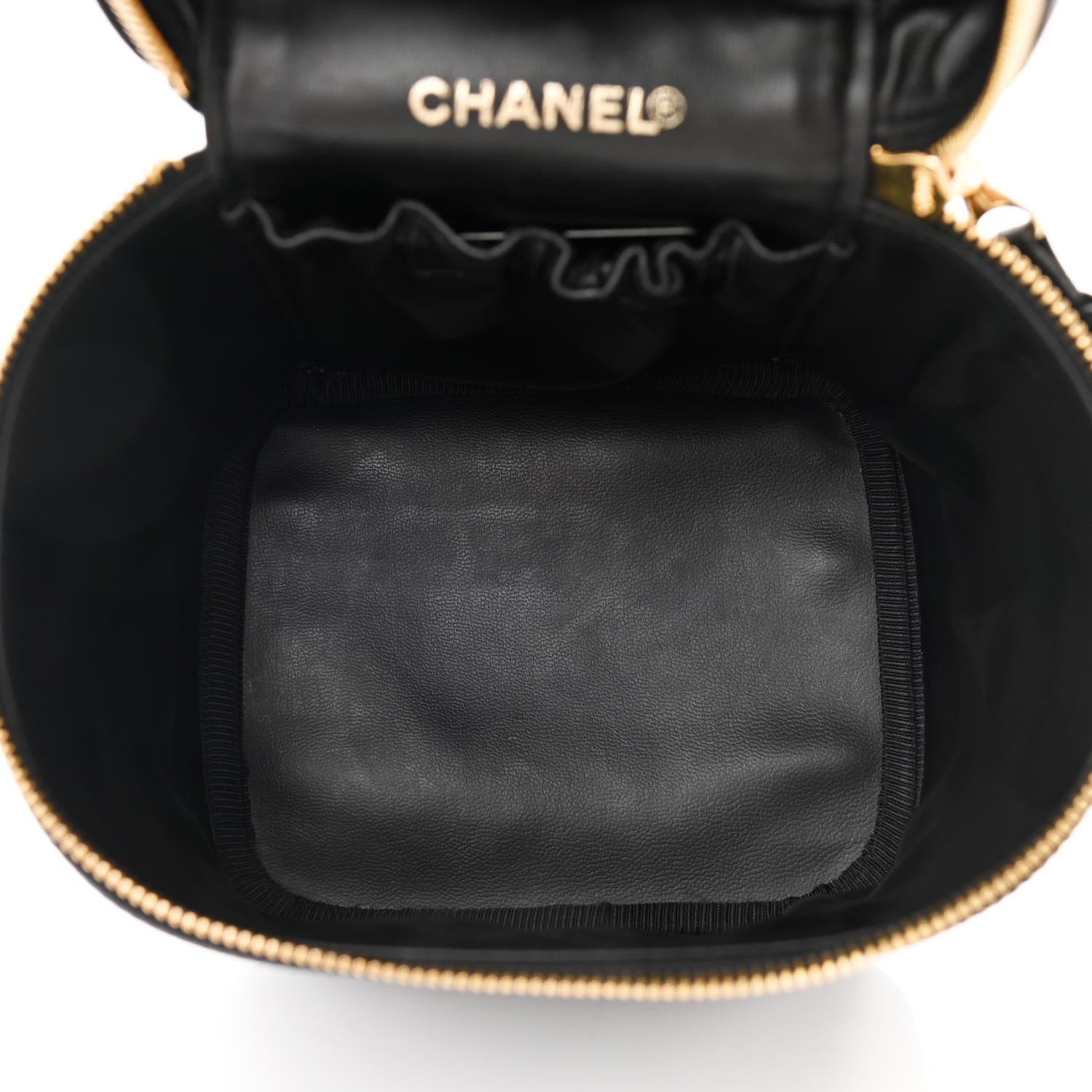 Chanel Caviar Vanity Cosmetic Case Black 5 of 8
