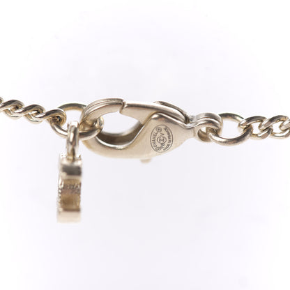 Chanel Pearl CC Pendant Necklace Gold 6 of 7