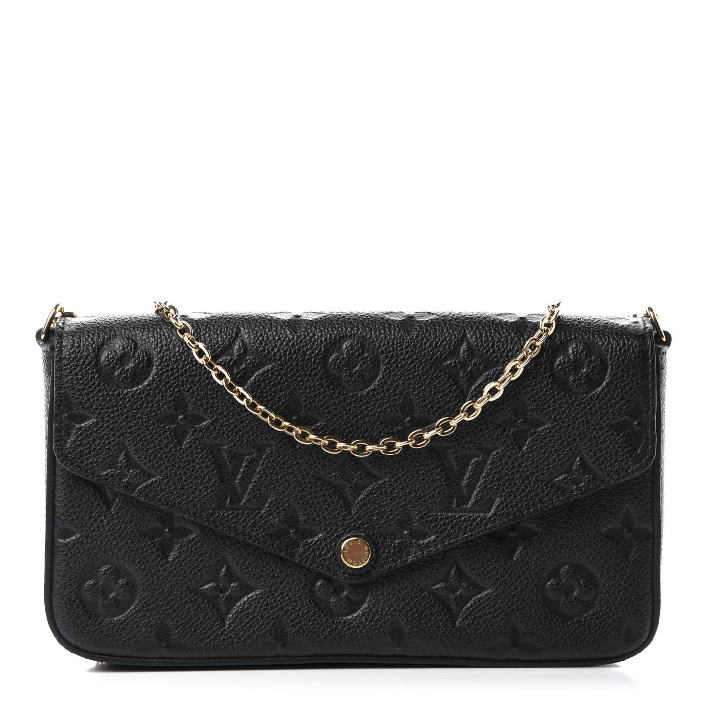 Empreinte Pochette Felicie Chain Wallet Black
