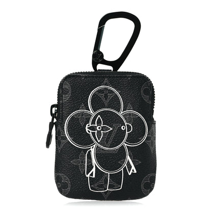 Louis Vuitton Monogram Eclipse Vivienne Zipper Key Ring 1 of 6