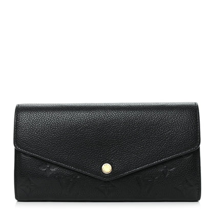 Louis Vuitton LOUIS VUITTON Empreinte Sarah Wallet NM Black 1 of 7