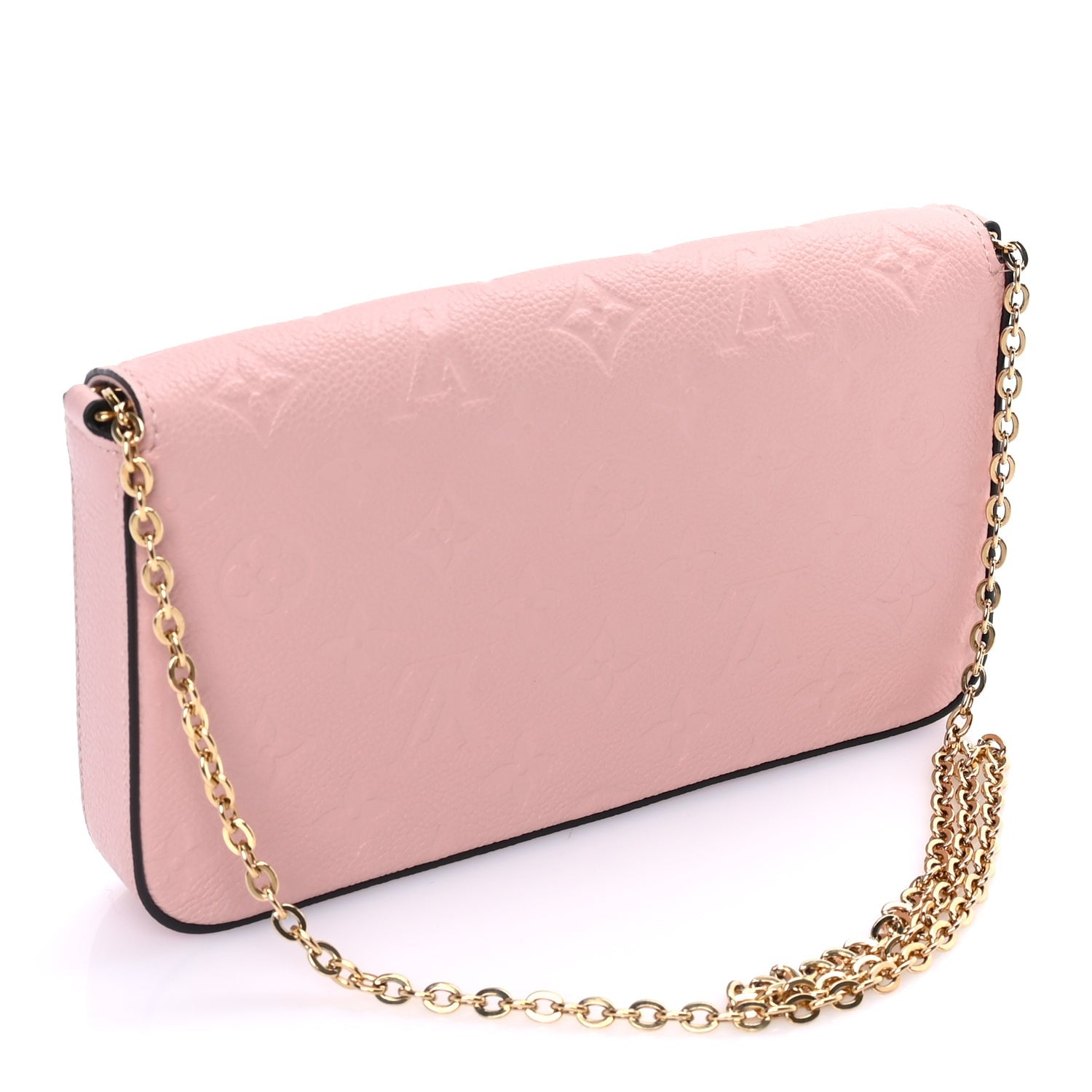 Louis Vuitton Empreinte Pochette Felicie Chain Wallet Rose Poudre Rose Poudre 4 of 10