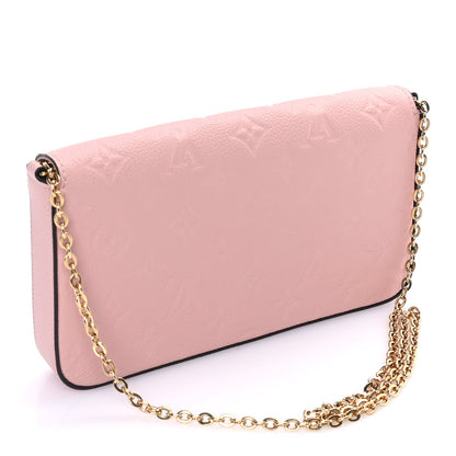 Louis Vuitton Empreinte Pochette Felicie Chain Wallet Rose Poudre Rose Poudre 4 of 10
