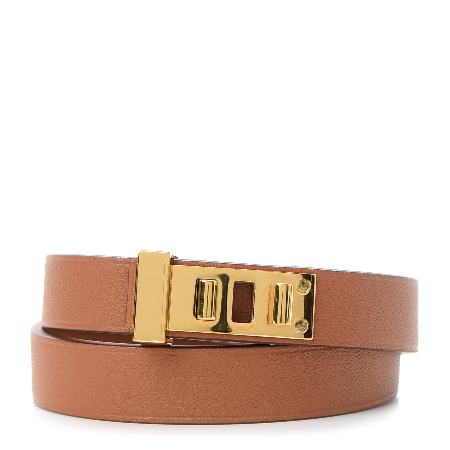 Hermes Swift Mini Dog Carrees Bracelet T2 Gold 1 of 6